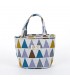 Utensilo - round retro Bobbel bag with drawstring - with triangles - image 2 ...