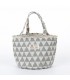 Utensilo - round retro Bobbel bag with drawstring - with triangles - image 5 ...