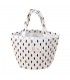 Utensilo - Sac Bobbel cordon rond blanc - motif noir - photo 2 ...