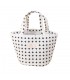 Utensilo - Bobbel bag round Drawstring white - pattern black - image 3 ...