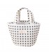 Utensilo - Sac Bobbel cordon rond blanc - motif noir - photo 3 ...