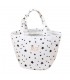 Utensilo - Sac Bobbel cordon rond blanc - motif noir - photo 5 ...