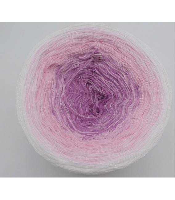 Zarte Rosenknospe mit Perlmutt (Délicat bouton de rose avec nacre) - 4 fils de gradient filamenteux - photo 5