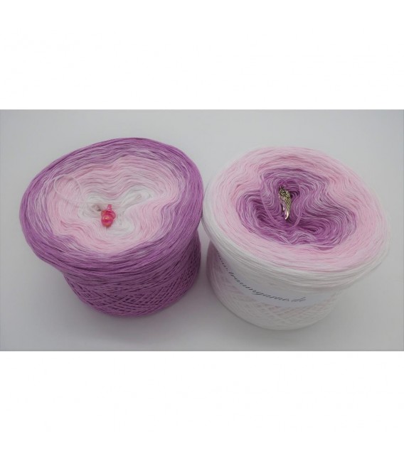 Zarte Rosenknospe (Delicate rosebud) - 3 ply gradient yarn - image 1