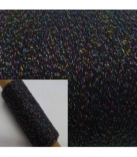 Auxiliary yarn - glitter yarn anthracite-multicolor - image 1
