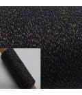 Beilaufgarn - Glitzerfaden Anthrazit-Multicolor