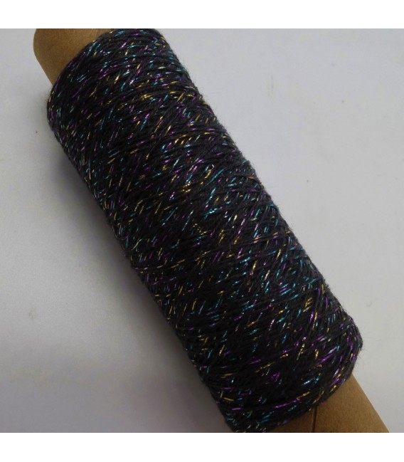 Auxiliary yarn - glitter yarn anthracite-multicolor - image 2