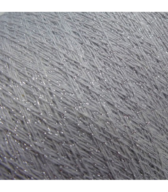Auxiliary yarn - glitter yarn dust-silver - image 3