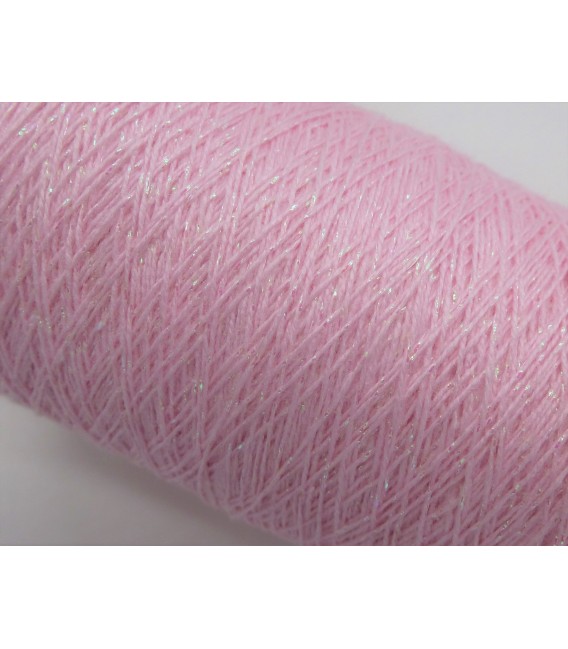Glitter yarn - glitter thread Babyrosa-Perlmutt iriseé - pack
