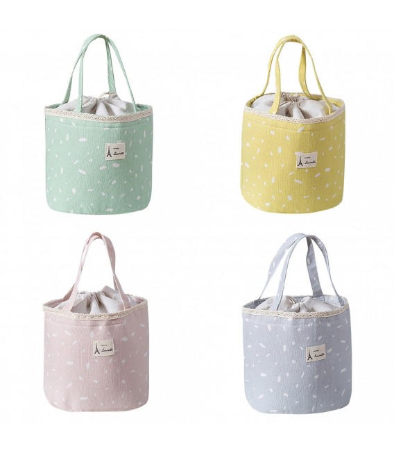 Utensilo - Bobbel bag retro round with drawstring - speckled - image 1