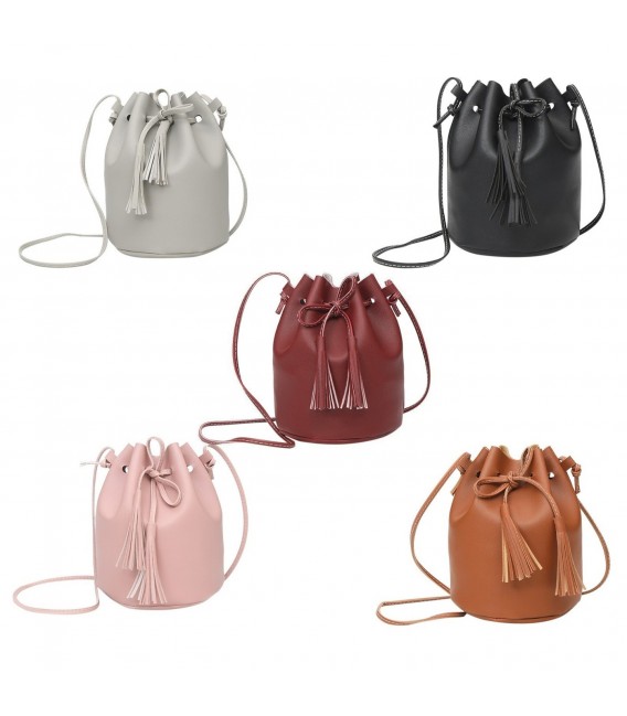 Utensilo - round Bobbel bag - shoulder bag - imitation leather - image 1