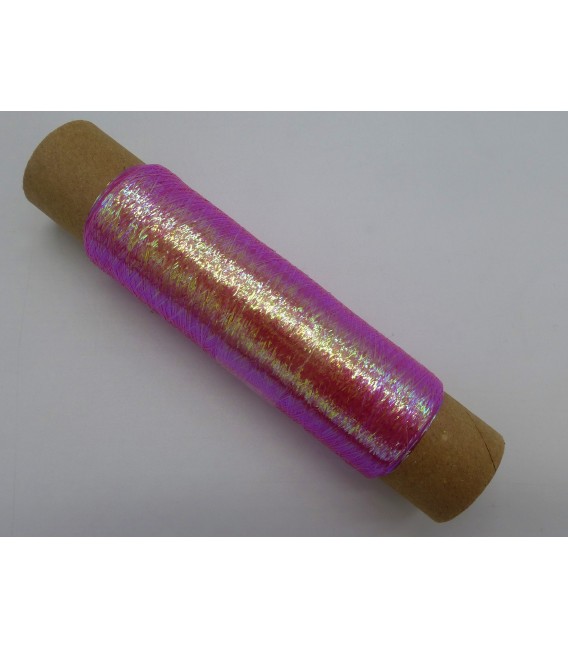 Auxiliary yarn - Glitter thread Pink irisée