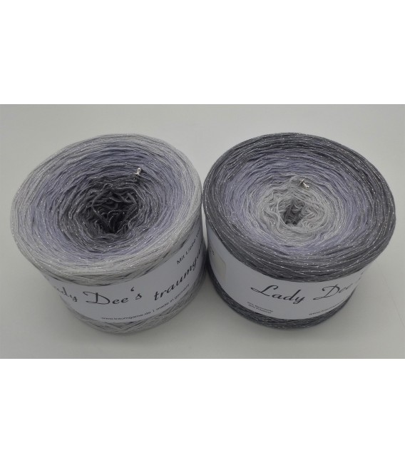 Silbermond with glitter (Silver Moon) - 3 ply gradient yarn - image 1
