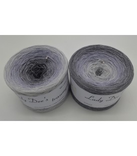 Silbermond with glitter (Silver Moon) - 4 ply gradient yarn - image 1