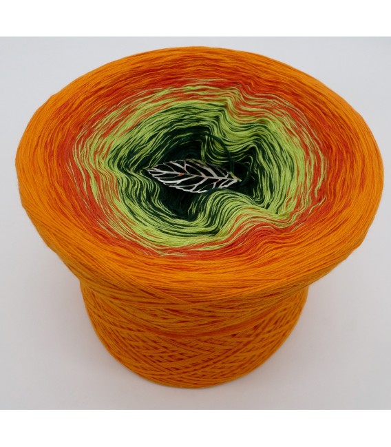 gradient yarn 4ply Goldener Herbst - Orange outside