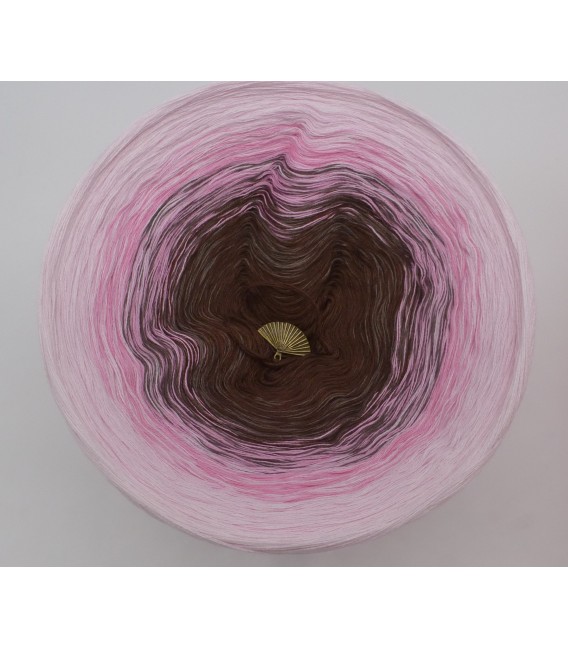 4 нитевидные градиента пряжи - Sugar Babe - пастельный розовый снаружи 2