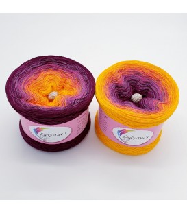 Oase im Sonnenuntergang (Oasis in the sunset) - 4 ply gradient yarn - image 1