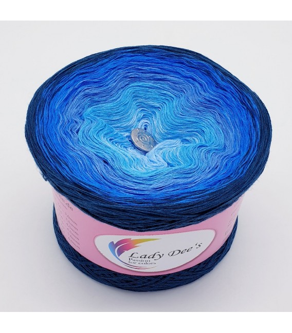 Oase in Blau (Oasis in blue) - 3 ply gradient yarn - image 5