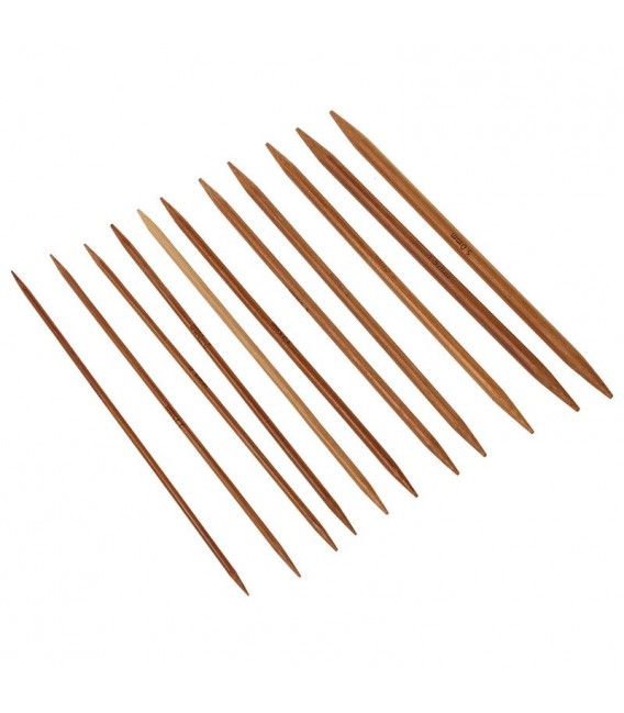 Набор из 11 бамбуковых спиц длиной - Фото 2