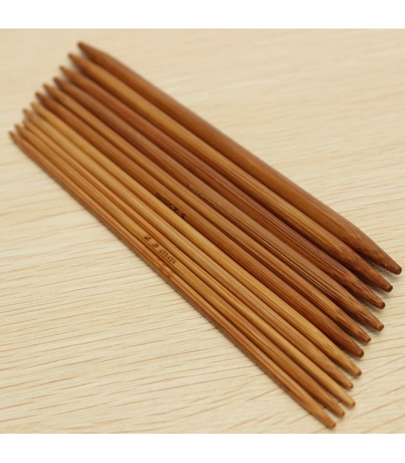 11-teiliges Bambus-Stricknadel-Set - Bild 4