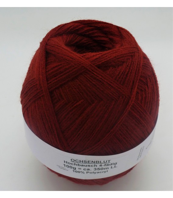 High bulk acrylic yarn - Ox blood - image 1