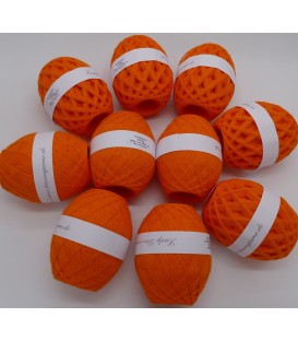1kg Fil acrylique à fort volume - Orange sanguine - 10 pelotes - photo 1