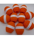 1kg Fil acrylique à fort volume - Orange sanguine - 10 pelotes