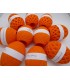 1kg Fil acrylique à fort volume - Orange sanguine - 10 pelotes - photo 2 ...