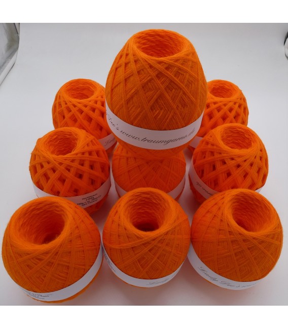 1kg Fil acrylique à fort volume - Orange sanguine - 10 pelotes - photo 3