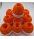 1kg High bulk acrylic yarn - Blood orange - 10 balls - image 3 ...