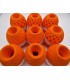 1kg High bulk acrylic yarn - Blood orange - 10 balls - image 5 ...