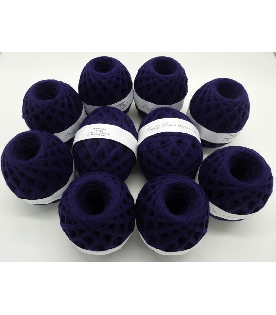 1kg High bulk acrylic yarn - purple - 10 balls - image 1