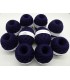 1kg High bulk acrylic yarn - purple - 10 balls - image 1 ...