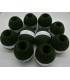 1kg Fil acrylique à fort volume - sapins verts - 10 pelotes - photo 1 ...
