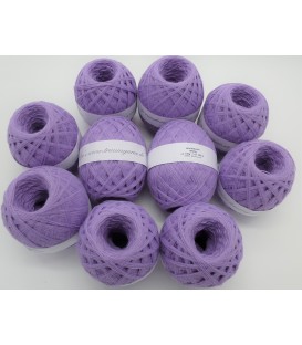 1kg High bulk acrylic yarn - lavender - 10 balls - image 1