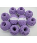 1kg High bulk acrylic yarn - lavender - 10 balls