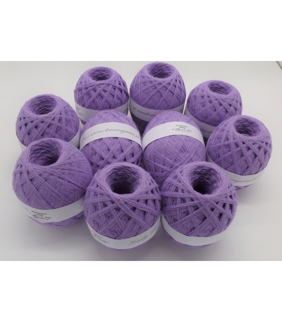 1kg High bulk acrylic yarn - lavender - 10 balls - image 2