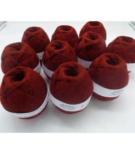 1kg High bulk acrylic yarn - Ox blood - 10 balls - image 1