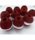 1kg High bulk acrylic yarn - Ox blood - 10 balls - image 1 ...