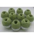 1kg High bulk acrylic yarn - pistachio - 10 balls - image 1 ...