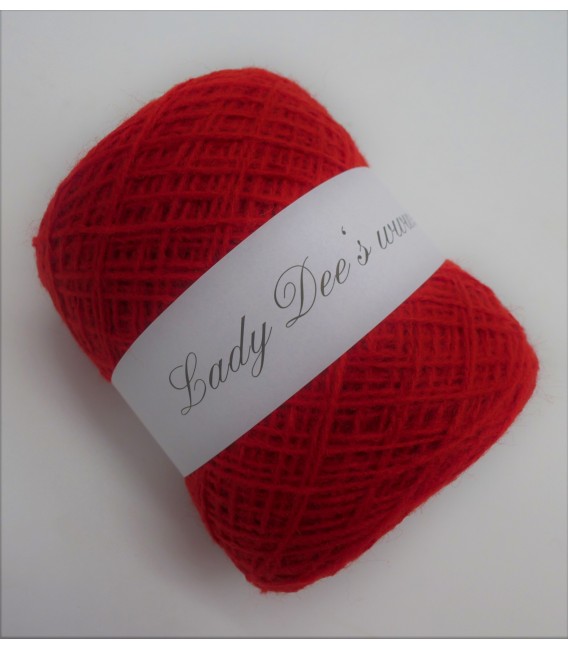 wool-acrylic mixture - tomato red - 50g