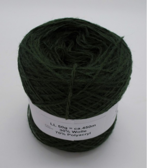 wool-acrylic mixture - moss - 50g