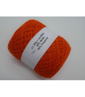 wool-acrylic mixture - orange - 50g