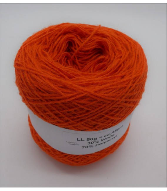 Mélange laine-acrylique - orange - 50g