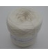 Mélange laine-acrylique - laine blanche - 50g ...