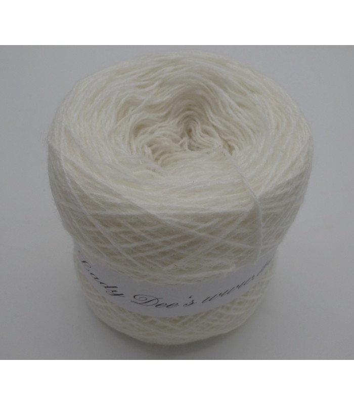 Mélange laine-acrylique - laine blanche - 50g - Lady Dee´s Traumgarne Export