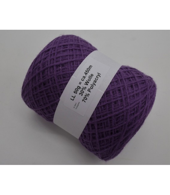 Mélange laine-acrylique - violette - 50g