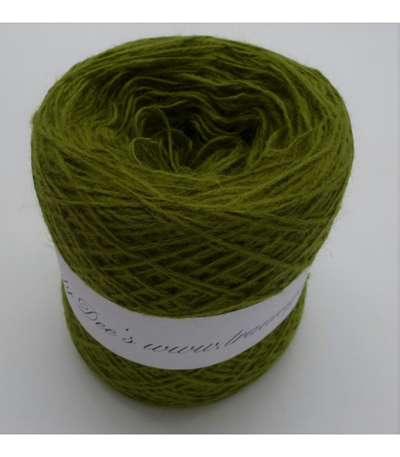 Mélange laine-acrylique - vert fougère - 50g