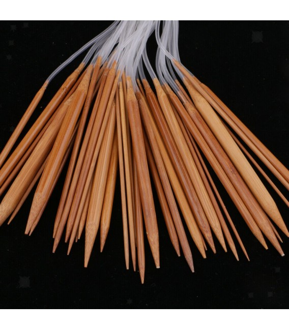 Bamboo circular needles - 18-piece set - image 5