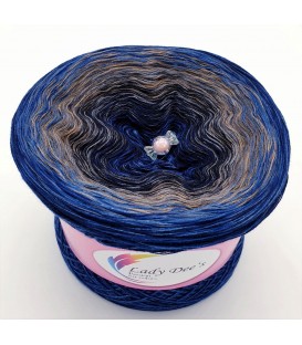 Hippie Lady - Blue - 4 ply gradient yarn